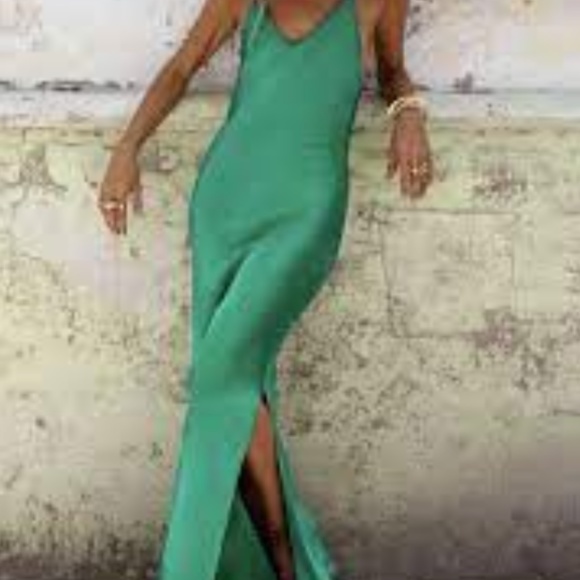 RAT & BOA DELPHINE DRESS GREEN - WEDDING GUST PERFECT - Picture 7 of 13